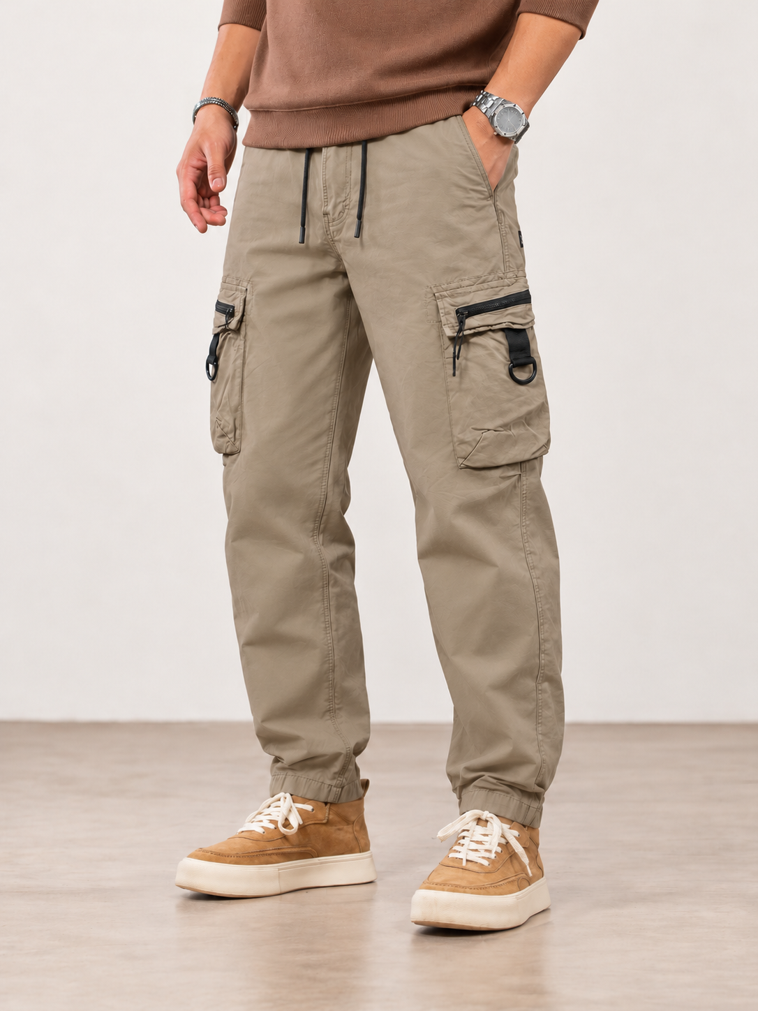 Men's Multi-Pocket Utility Cargo Jogger Pants — Men's Multi-Pocket Utility Cargo Jogger Pants