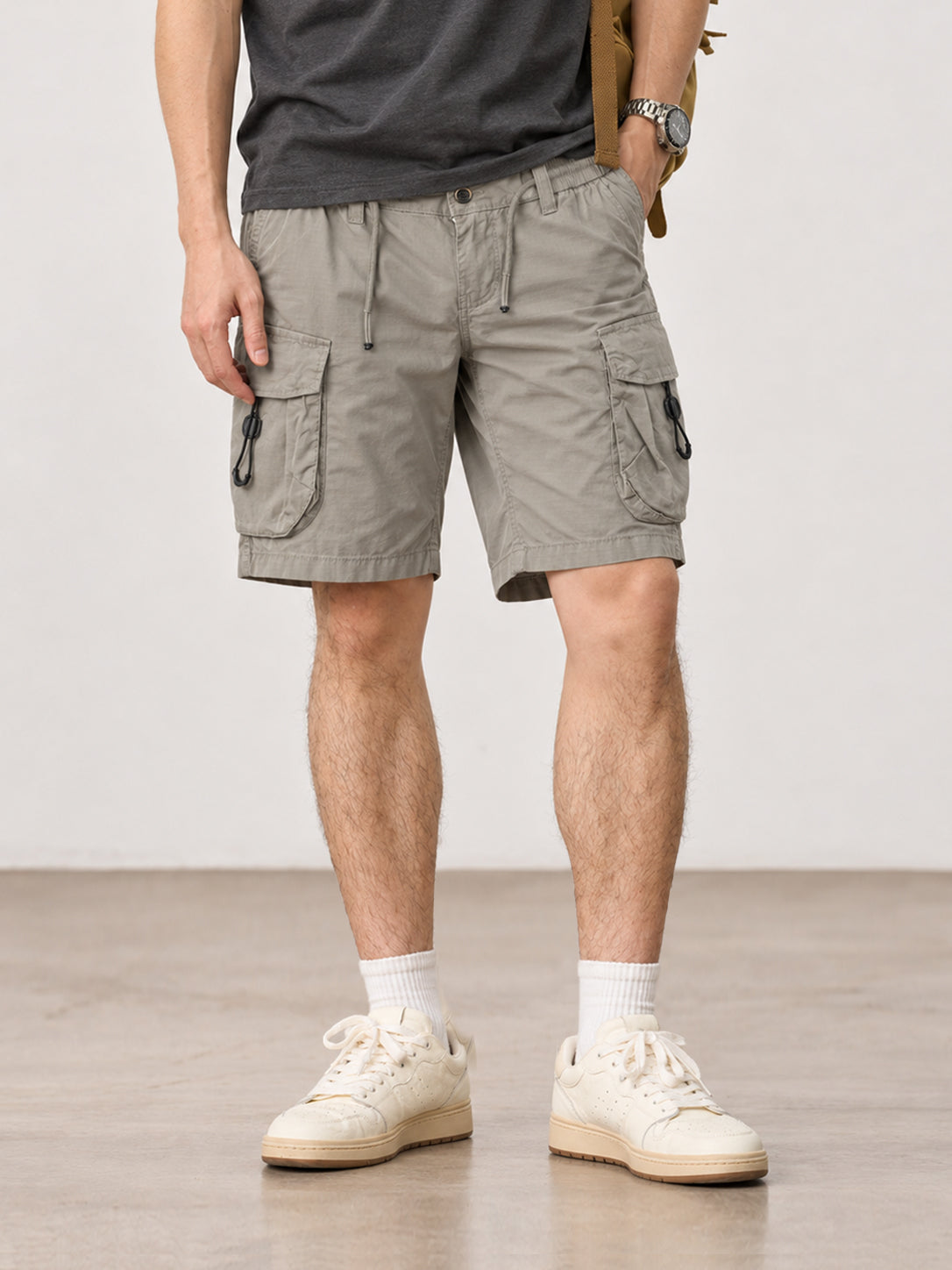 Men's Utility Cargo Shorts with Multi-Pocket Design — Men's Utility Cargo Shorts with Multi-Pocket Design