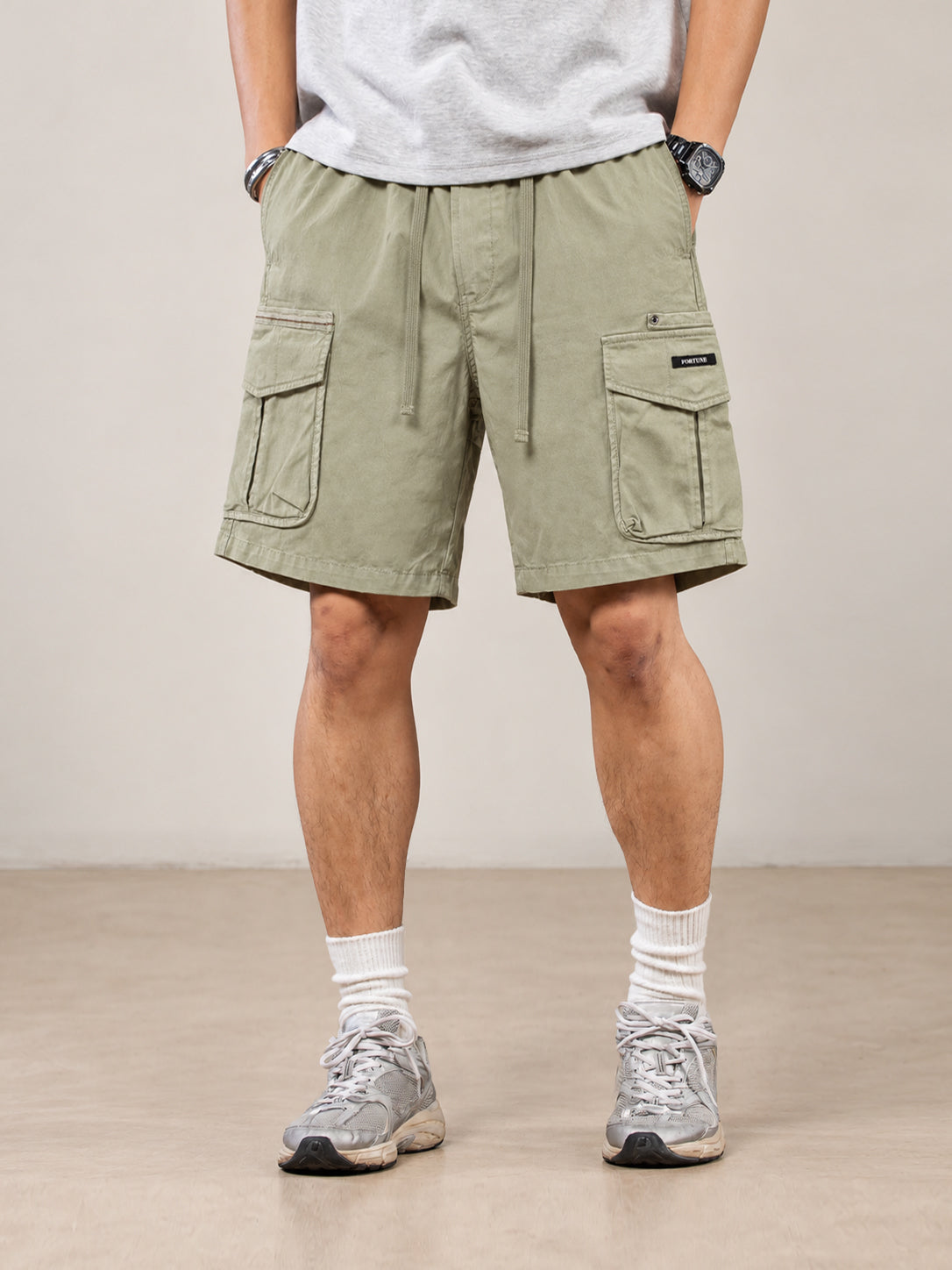 Men's Utility Cargo Shorts with Multi-Pocket Design — Men's Utility Cargo Shorts with Multi-Pocket Design