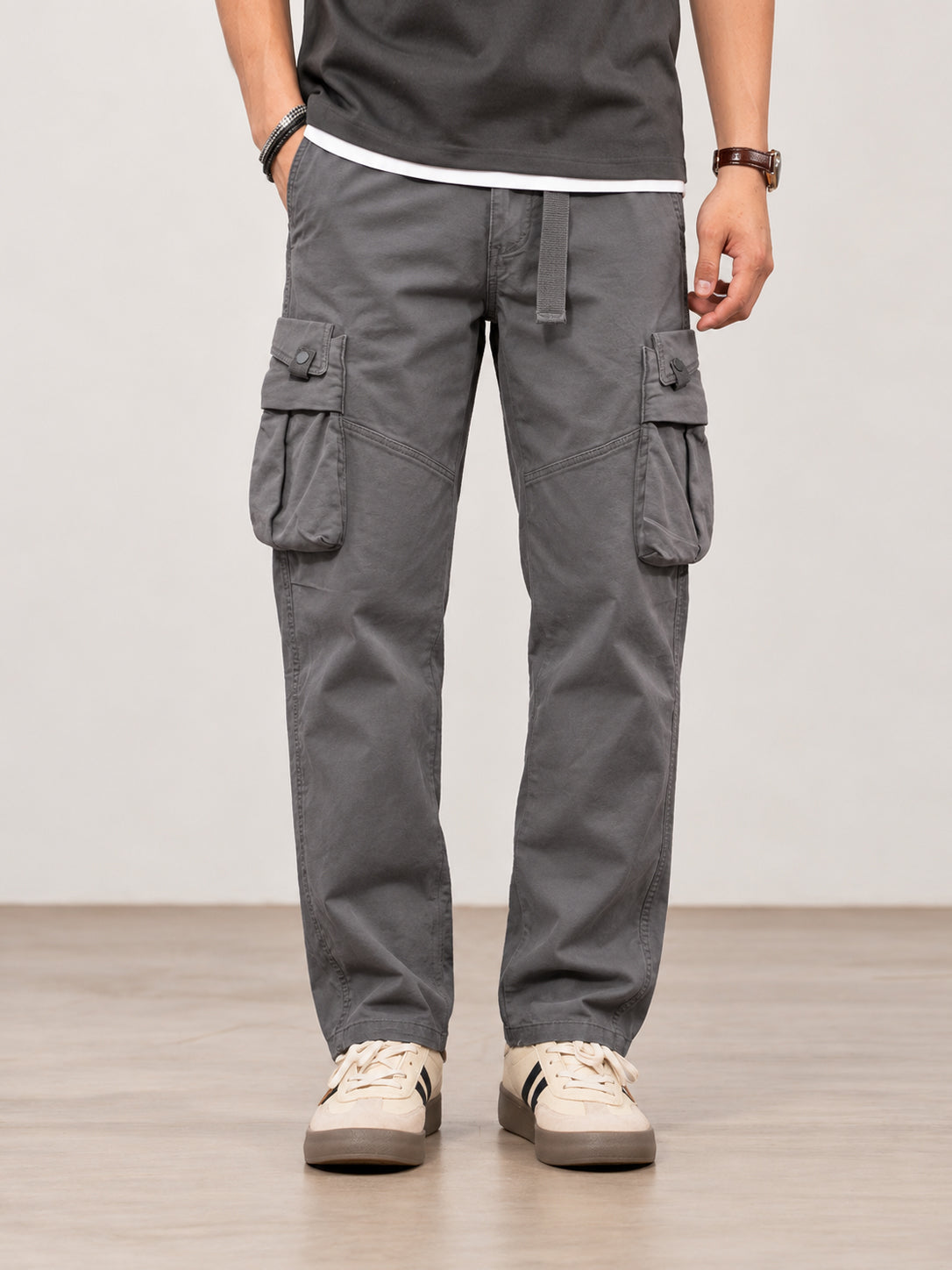 Men's Relaxed Straight-Leg Utility Cargo Pants