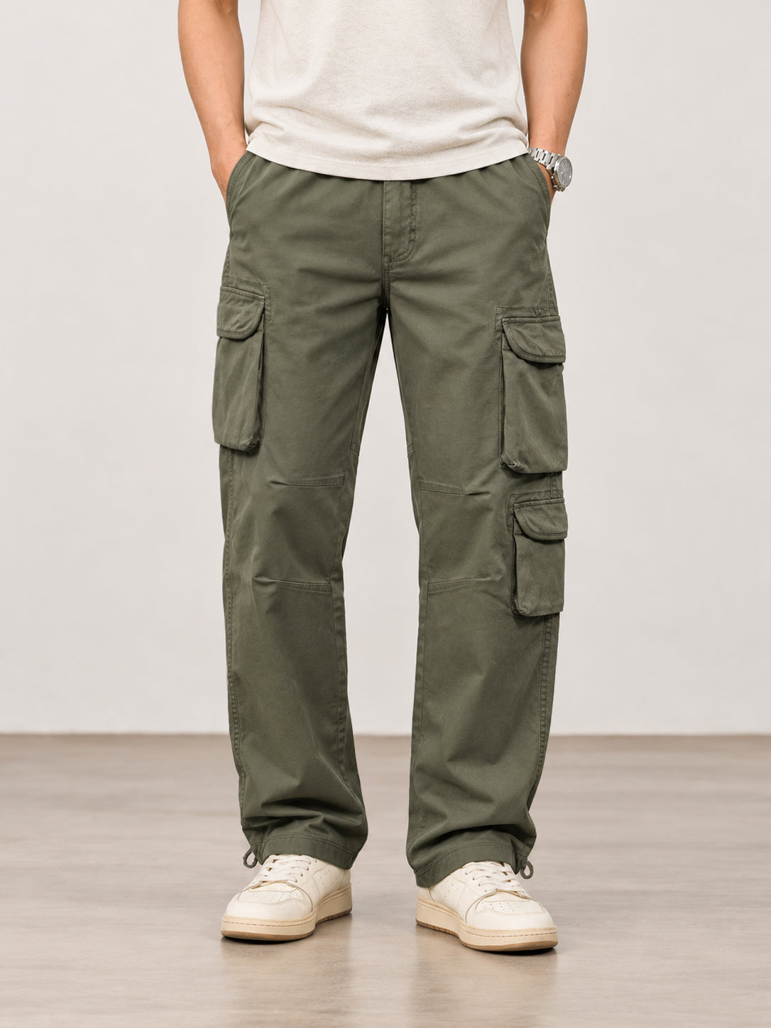 Men's Multi-Pocket Utility Cargo Pants