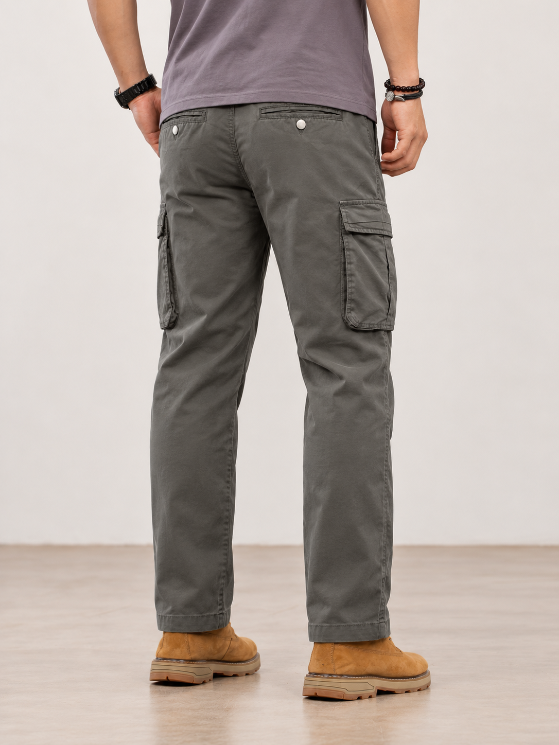Men's D-Ring Pocket Straight-Leg Cargo Pants — Men's D-Ring Pocket Straight-Leg Cargo Pants