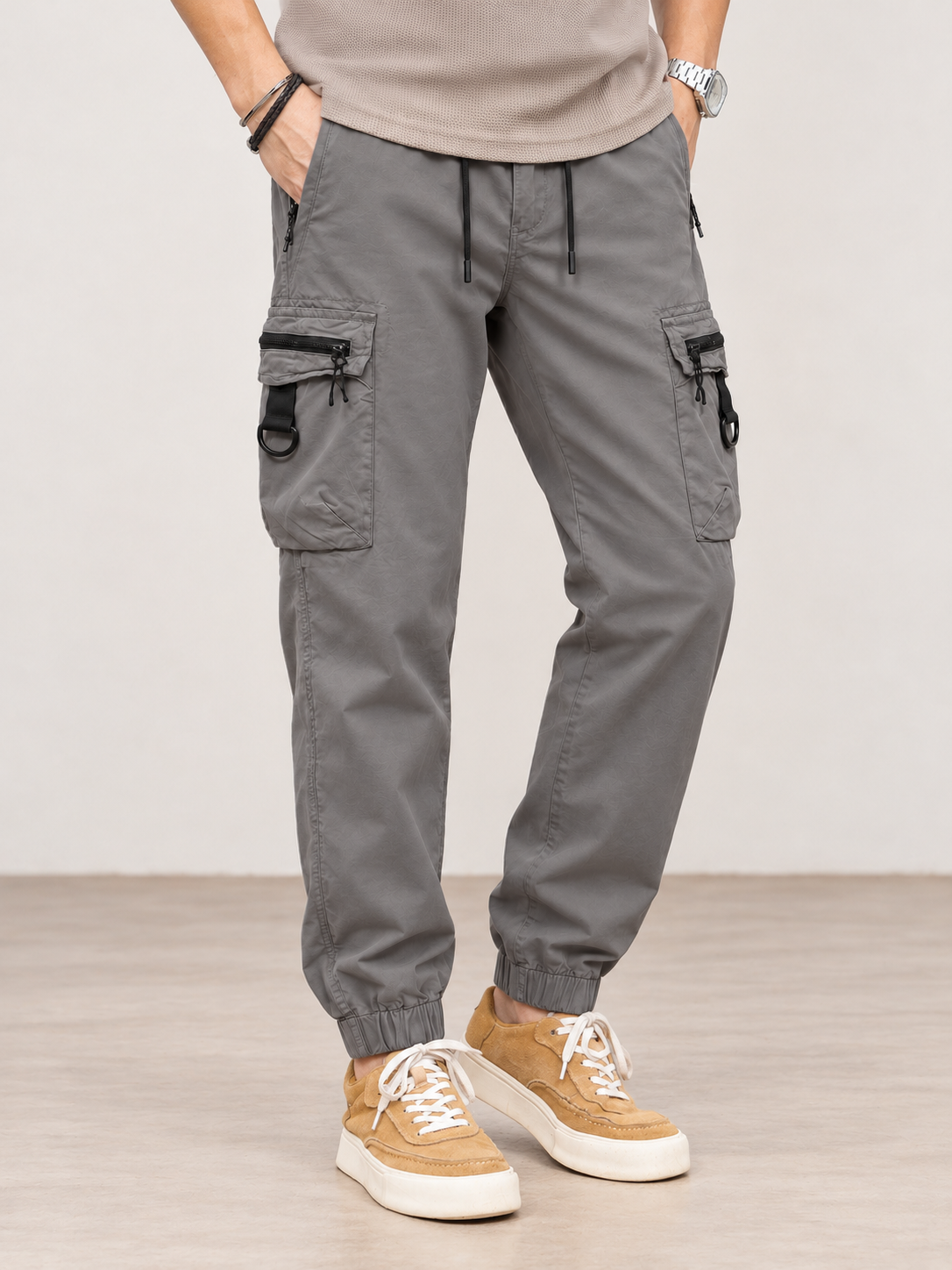 Men's Multi-Pocket Utility Cargo Jogger Pants — Men's Multi-Pocket Utility Cargo Jogger Pants