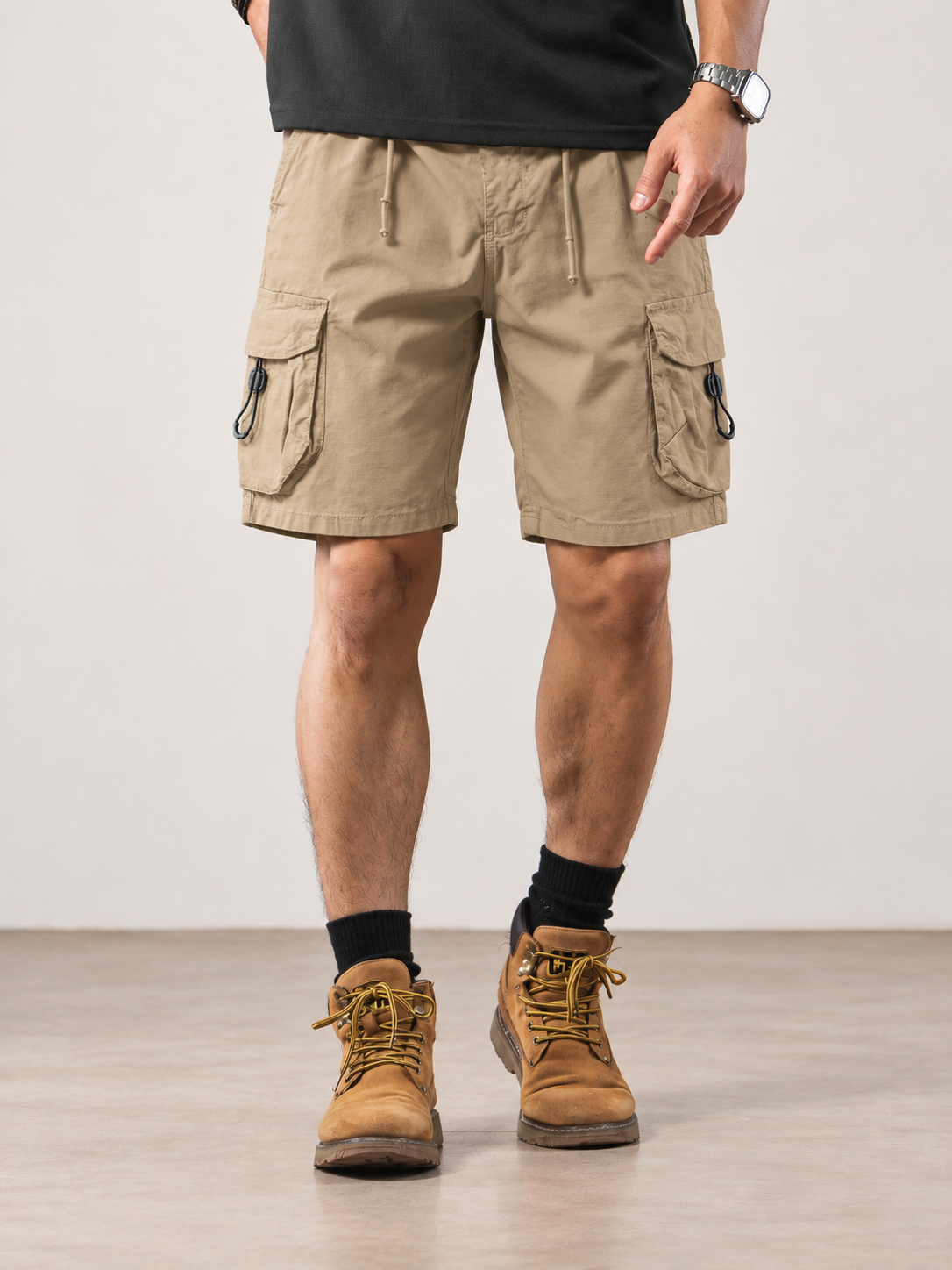 Men's Utility Cargo Shorts with Multi-Pocket Design — Men's Utility Cargo Shorts with Multi-Pocket Design