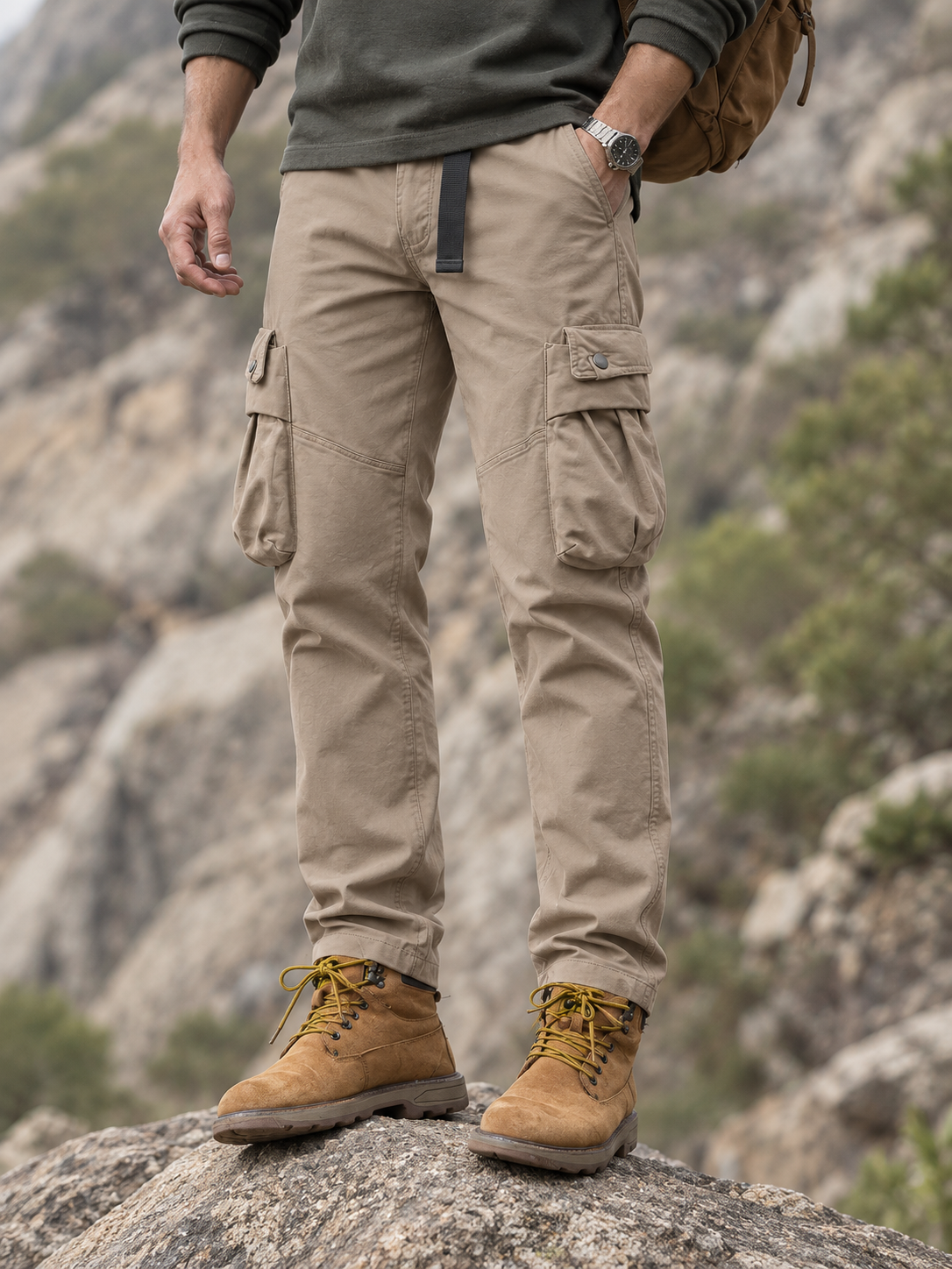 Men's 3D Pocket Utility Cargo Pants — Men's 3D Pocket Utility Cargo Pants