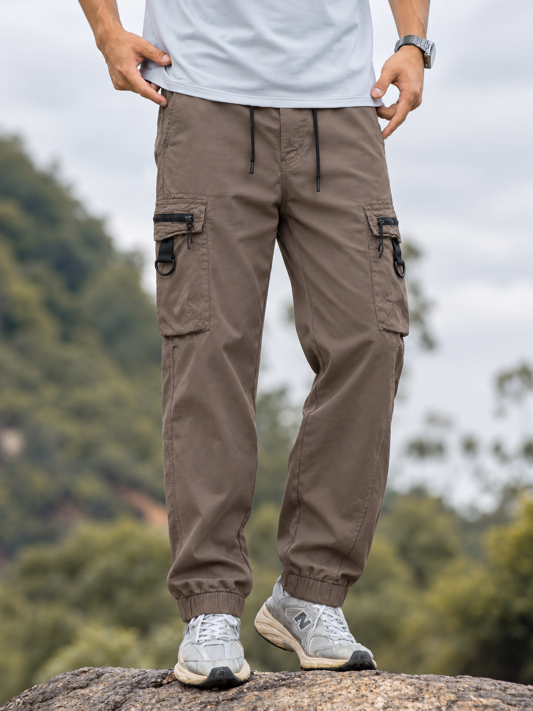 Men's Multi-Pocket Utility Cargo Jogger Pants — Men's Multi-Pocket Utility Cargo Jogger Pants
