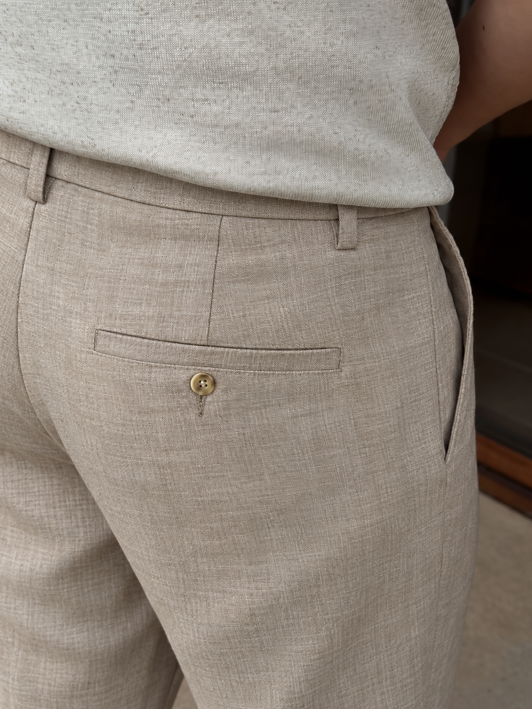 Men's Relaxed Straight-Leg Cotton-Linen Pants — Men's Relaxed Straight-Leg Cotton-Linen Pants