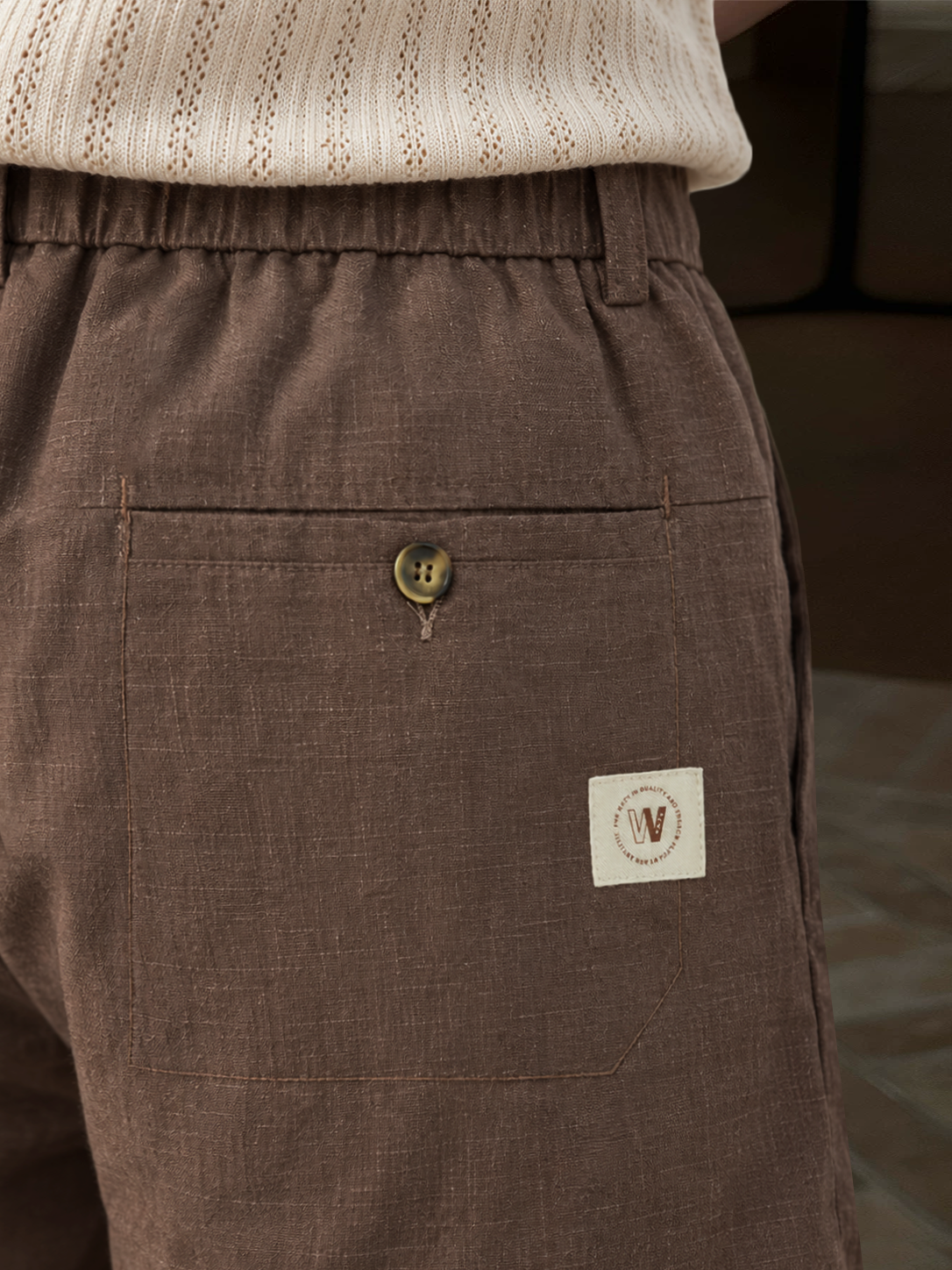 Men’s Linen Cotton Relaxed Shorts — Men’s Linen Cotton Relaxed Shorts