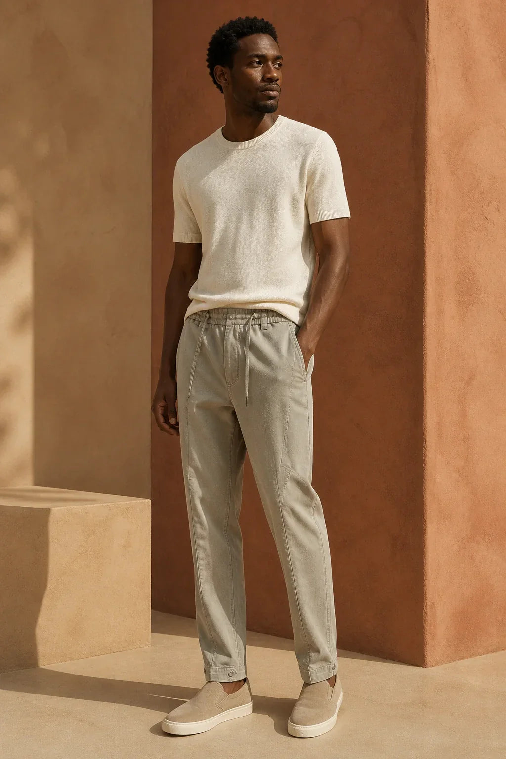 Relaxed Panel Trouser
