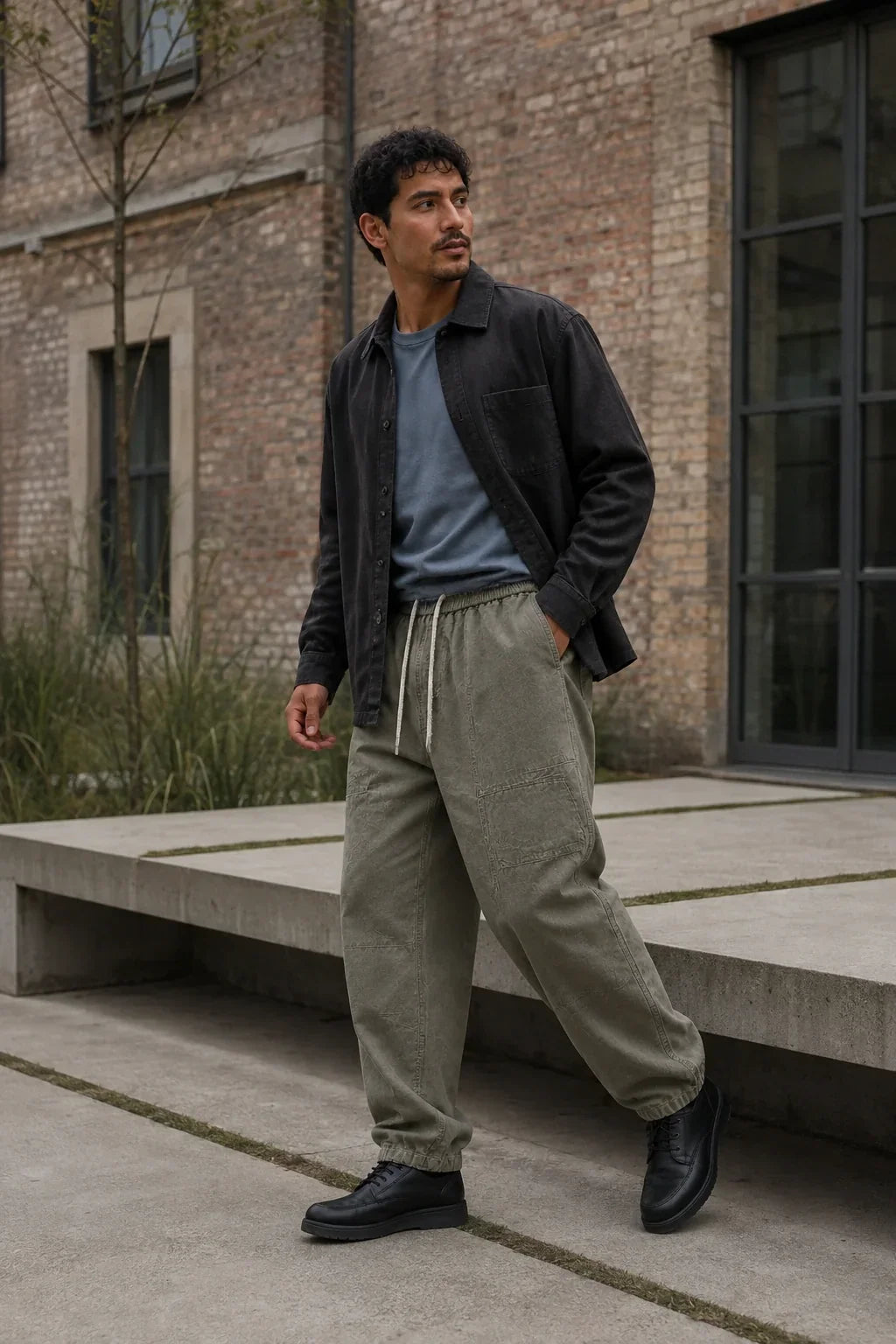 2862 Relaxed Pocket Pant — AI-generated lifestyle scene — Relaxed Pocket Pant